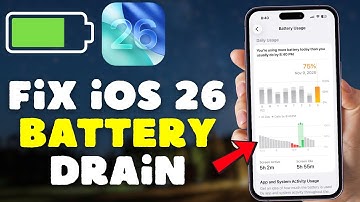 How to FIX Your iPhone Battery DRAIN on iOS 26!