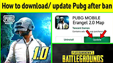 How to Update Pubg 1.0 Version After ban in India | PUBG update Kaise kare New Erangle 2.0 Map🔥