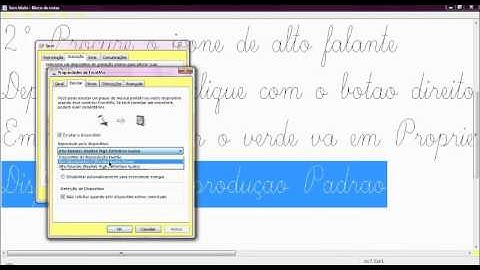 O Som do meu PC sumiu oque eu faço? - Resposta