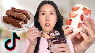 I Tried the LAZIEST TikTok DESSERT Recipes