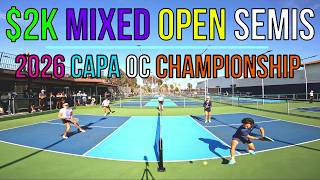 $2K Mixed Open Semifinals | Quinones-Garcia (5.7) / Improta (5.0) vs Tsai (5.4) / Chew (5.2) CAPA