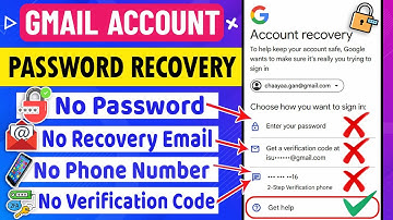 Recover Gmail Password Without Recovery Email and Phone Number 🔑🔒 Forgot Gmail Password ✅ ⁨@AppFixi⁩