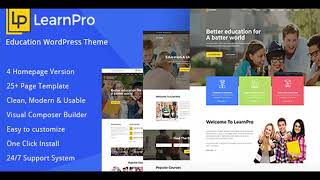 LearnPro - Education WordPress Theme | Themeforest Website Templates and Themes