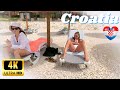 CROATIA Beach Walk 4K🌴A Walk Along the Coast | Trends of Croatian Bikini Beach Fashion