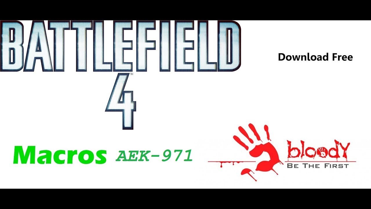 Battlefield 4 - Макрос на AEK для x7 и Bloody