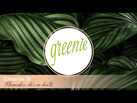Greenie #31 HAAR DETOX / ANTI BUILD-UP Kleimasker voor je haar