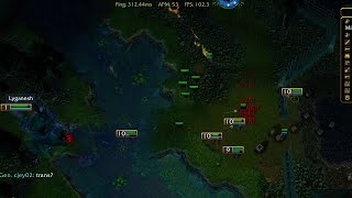 Warcraft 3 - NOTD:Aftermath 006(Nightmare) || Machine Gunner (Failure)