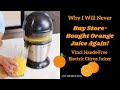 Why I Will Never Buy Store-Bought Orange Juice Again - Vinci Hands-Free Electric Citrus Juicer