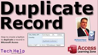 create a duplicate of an existing record in microsoft access (record operations, duplicate record)