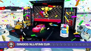 Cars 3: Driven to Win - Lightning McQueen in Dinoco All-Star Cup - PS4 Gameplay
