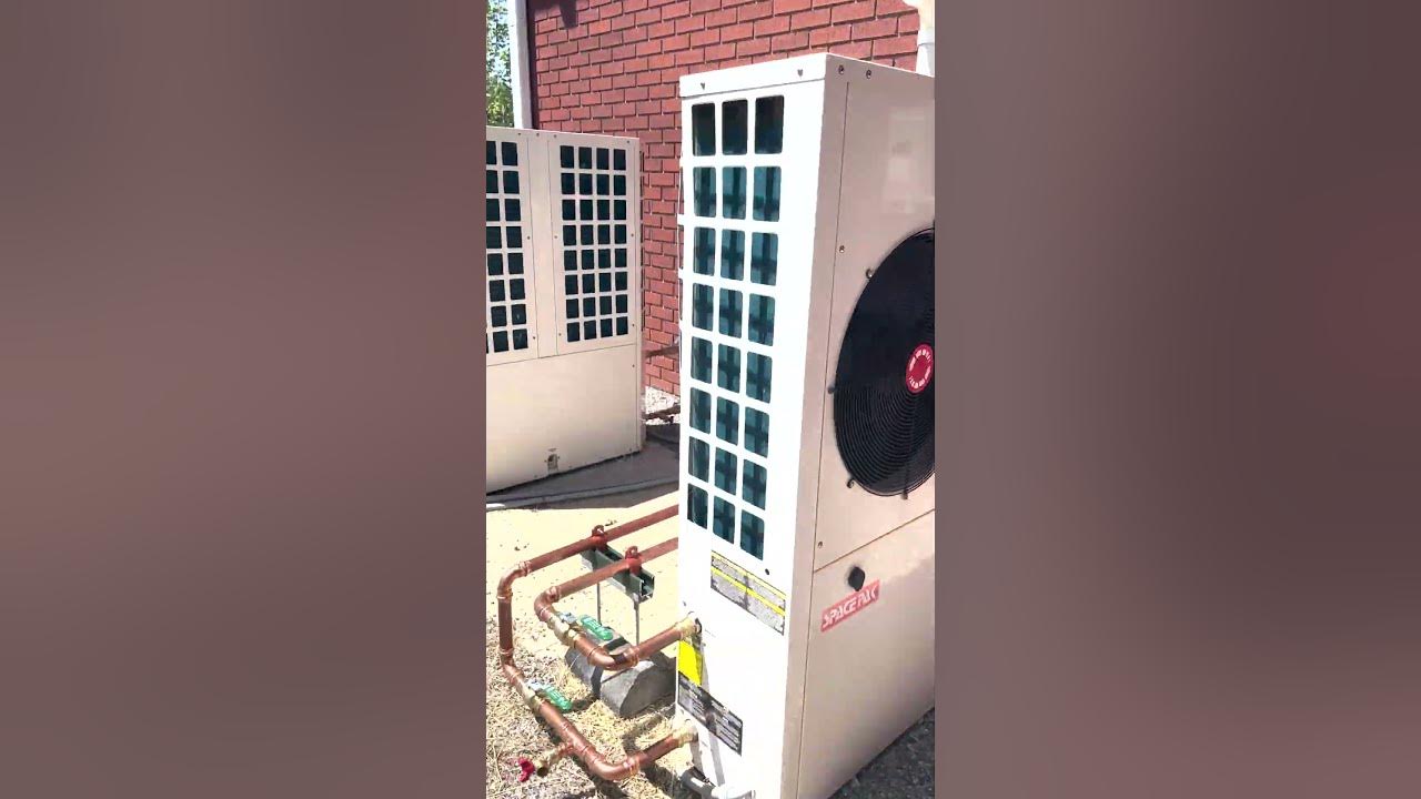 SPACEPAK AIRTOWATER HEAT PUMP CHILLER INSTALLATION shorts hvac 