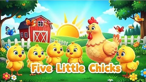 "🐥 Sing Along! 🎵 Five Little Chicks - The Ultimate kids
