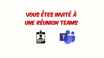 Vous êtes Invité à une réunion Teams