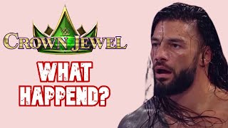 EVERYTHING THAT HAPPEND AT WWE CROWN JEWEL 2023
