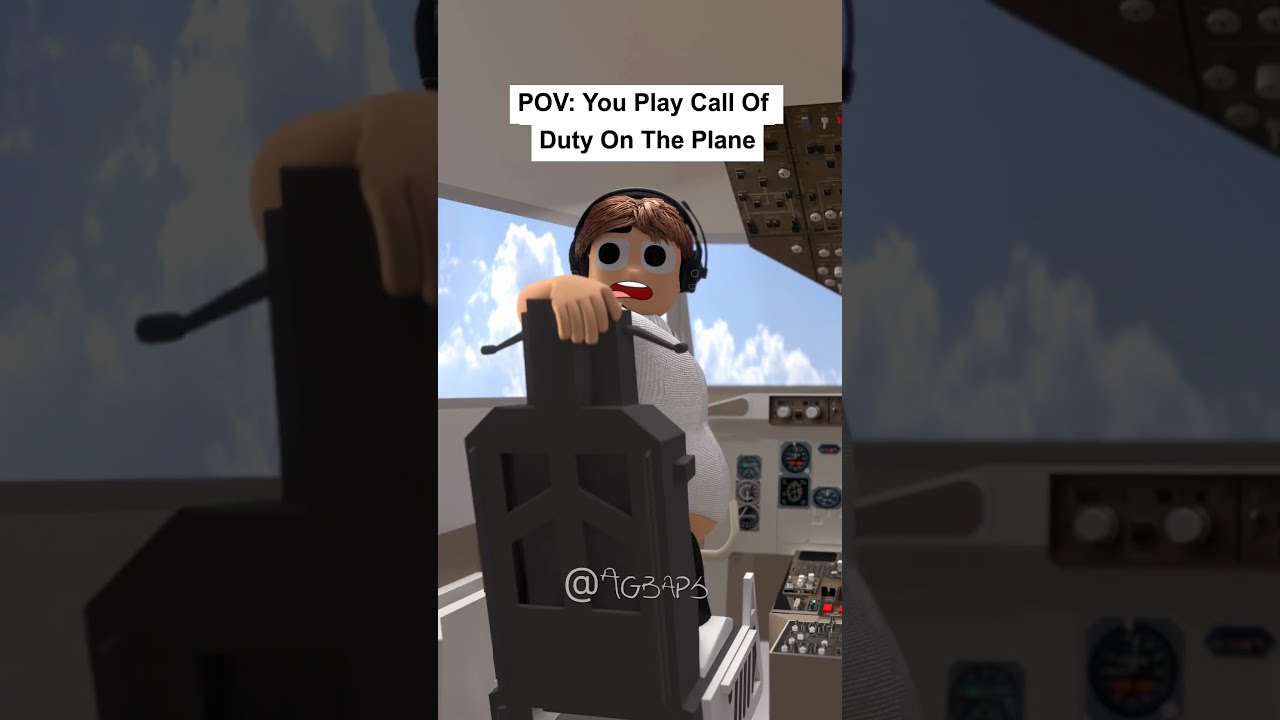 POV You Play Call Of Duty On The Plane