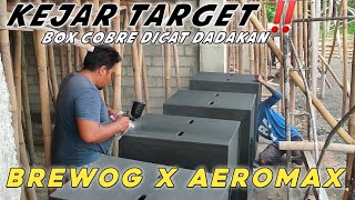BOX COBRE DI CAT DADAKAN ‼️kejar Target Brewog Vs Aeromax