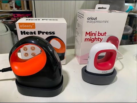 mini heat press vs Cricut Easypress Mini 