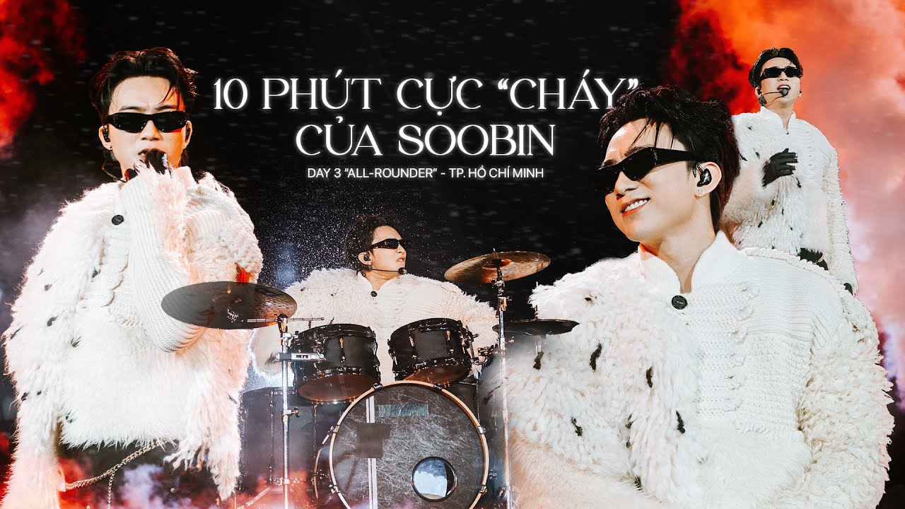 10 PHÚT CỰC "CHÁY" CỦA SOOBIN tại DAY 3 CONCERT "ALL-ROUNDER" | 24H SHOWBIZ