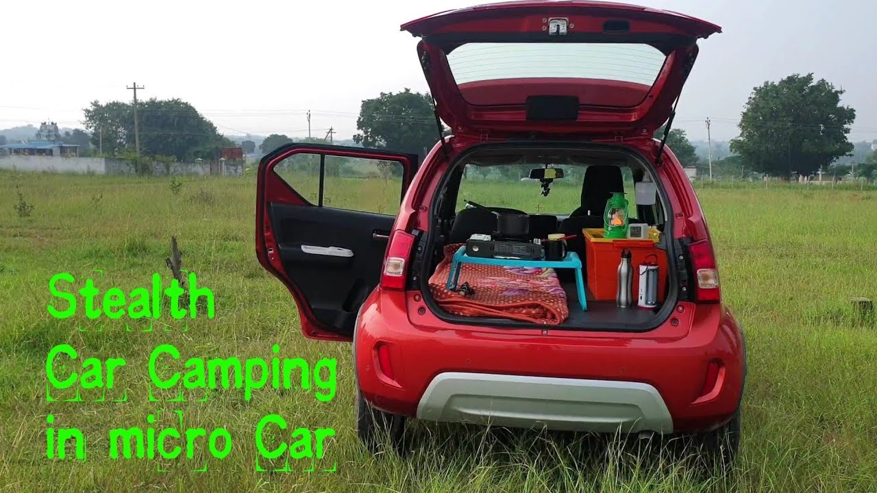 Stealth Car Camping in Green Land in Bangalore Highway