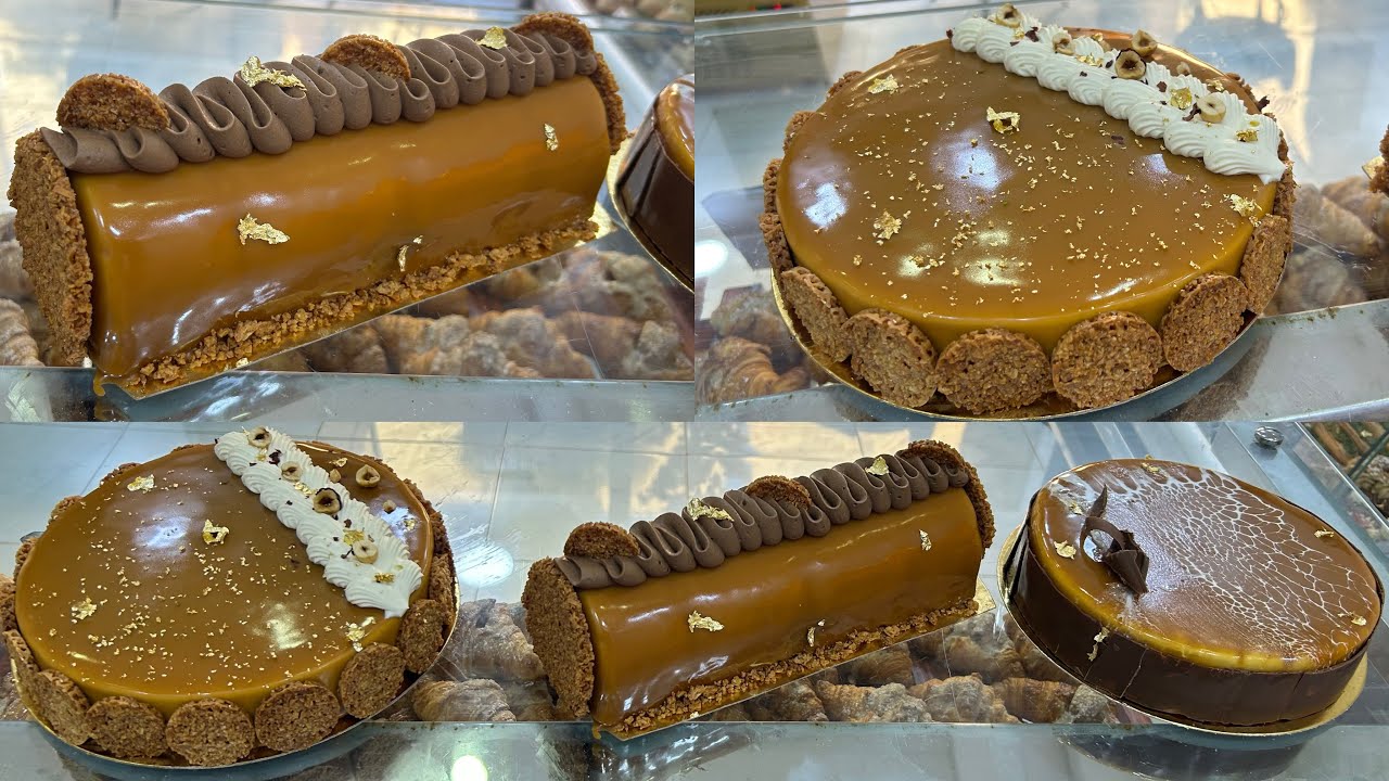 La bûche caramel #اكسبلور #noel #recipe 