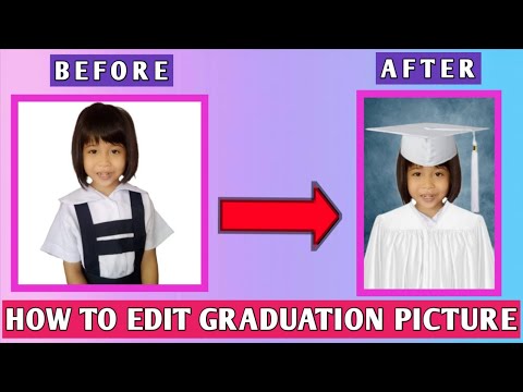 HOW TO EDIT GRADUATION PICTURE USING PICSART || TUTORIAL