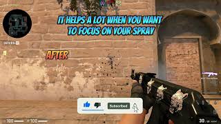 REMOVE VIEWMODEL RECOIL #csgo