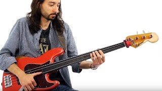 Double Thumb, 2 note per corda [SUB ENG] - Alex Lofoco Bass Lesson chords