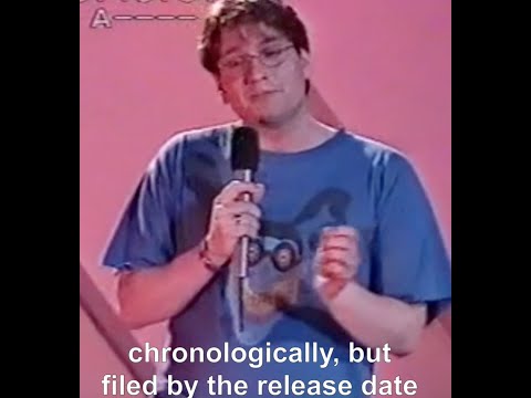 Gary Delaney's seventh ever gig in 1997 on ITV's The Warehouse