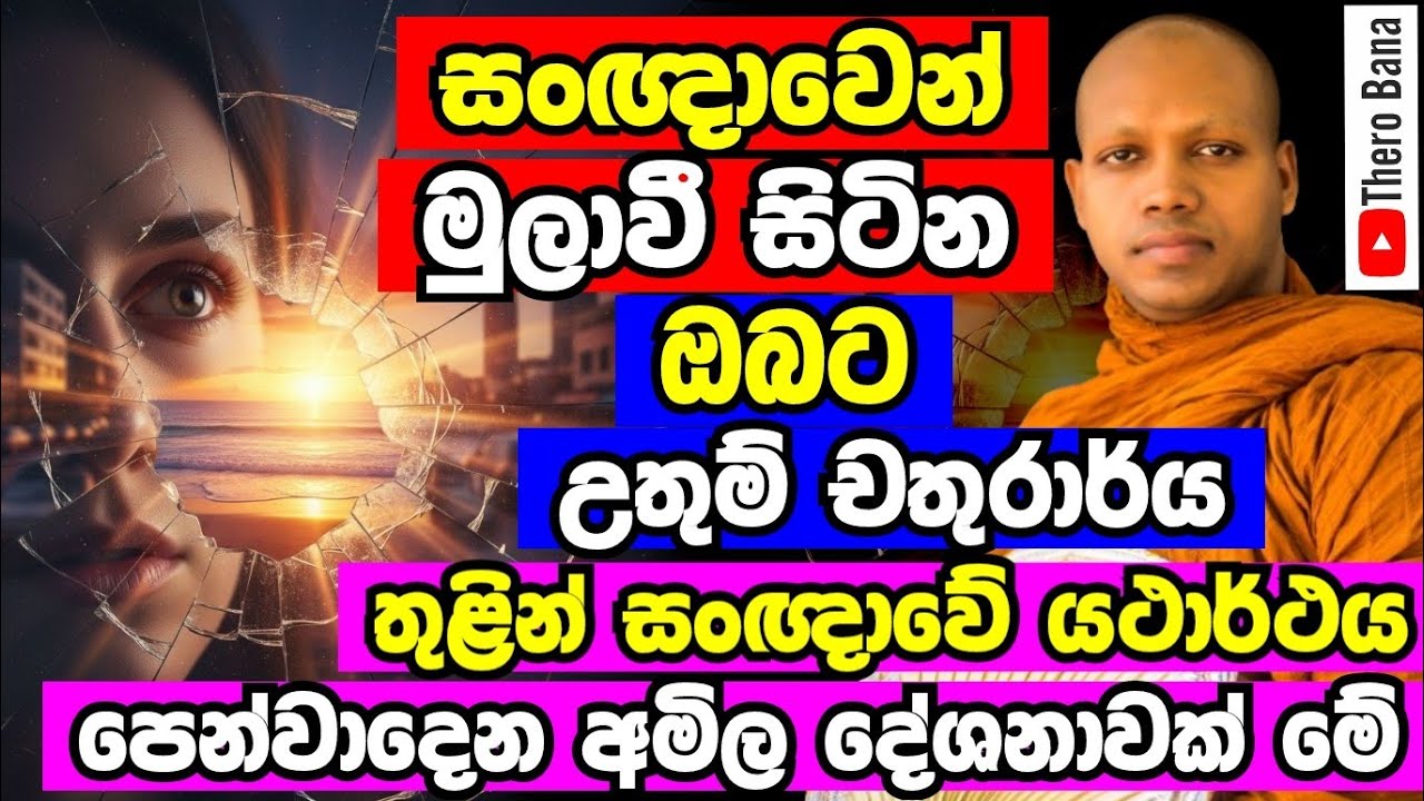 සංඥාවේ යථාර්ථය හා සංඥාවේ මුලාව හා ගාම්බීර චතුරාර්ය සත්‍ය | Hasalaka Seelawimala Thero Bana 2025