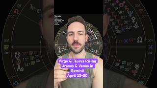 Virgo &amp; Taurus Rising:  Uranus &amp; Venus in Gemini! ⚡️ April 23-30