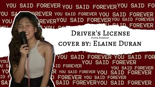 Driver's License - (c) Olivia Rodrigo | Elaine Duran Covers