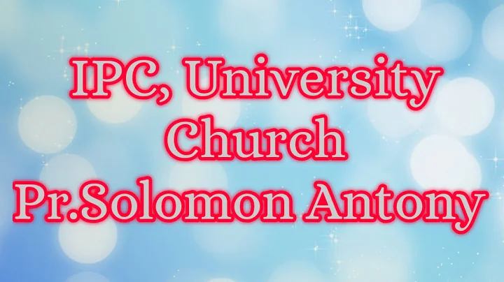 Sunday Service 26/04/2020