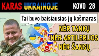Kov 28: Puikiai Padirbėta! Ukrainiečiai SUDEGINA VISUS RUSŲ PASTIPRINIMUS | Karas Ukrainoje Apžvalga