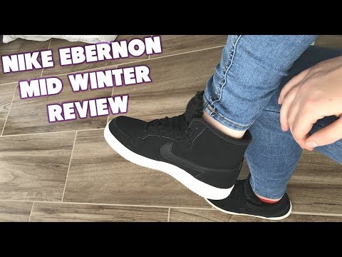 nike ebernon mid winter men's water resistant sneakers