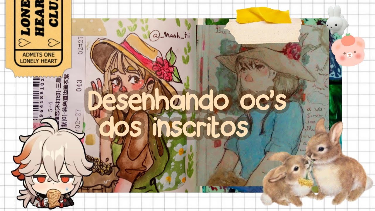 Recriando oc's dos inscritos #1 - Oc da @_naah_tii 🪴✨