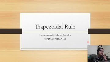 [Tugas Metode Numeris] - Trapezoidal Rule
