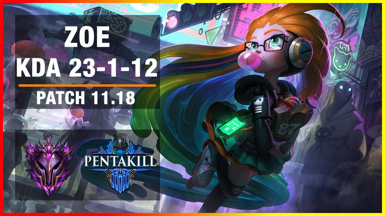 Zoe vs Pyke - Master JP - Patch 11.18