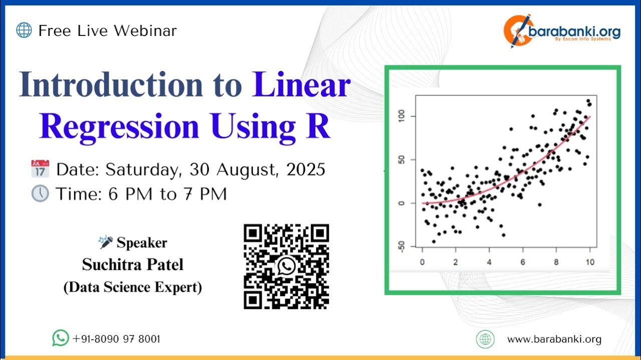 Introduction to Linear Regression using R | Data Science Tutorial with ...