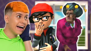 A PROFESSORA GANHOU SUPER PODERES NO HALLOWEEN!! (Scary Teacher 3D) 