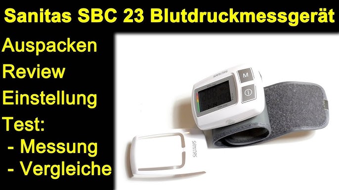 Sanitas SBM 67 Blutdruck Messung am Oberarm Pulsmesser - YouTube | Blutdruckmessgeräte