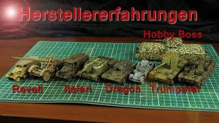 1:72 Panzermodelle - Hersteller im Vergleich (Teil 1)