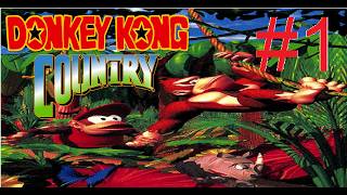 Donkey Kong Country (GBA) Walkthrough Part 1 World 1 Kongo Jungle