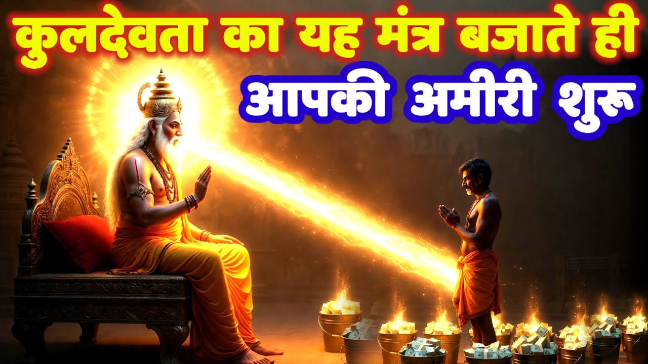 कुलदेवता का यह मंत्र बजा दिया तो रोज आपके पास करोड़ों का धन दौलत आएगा! Dhan Prapti Mantra