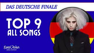 DAS  DEUTSCHE FINALE 2026 - MY TOP 9 | EUROVISION GERMANY 2026