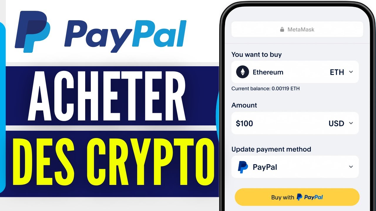 Comment Acheter Des Crypto Avec Paypal Sur Téléphone (Très Facile)