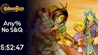 Golden Sun: The Lost Age - Any% No S&Q Speedrun - 5:52:47
Any% No Save & Quit speedrun of Golden Sun: The Lost Age.
Definitely improvement execution-wise. Luck wasnt really on my side for most of the run though. Silly mistake in Magma too (I have since figured out what went wrong and where I got stuck, never again). 5:4x is super within reach.
Want to see my speedruns live? Follow me on Twitch: https://twitch.tv/CriticalCyd
Want to see me shout at stuff? Follow me on Bluesky: https://bsky.app/profile/criticalcyd.bsky.social
Want to chat with the community? Join the Discord: https://discord.gg/hPUpNGQ9Vk Golden Sun: The Lost Age - Any% No S&Q Speedrun - 5:52:47