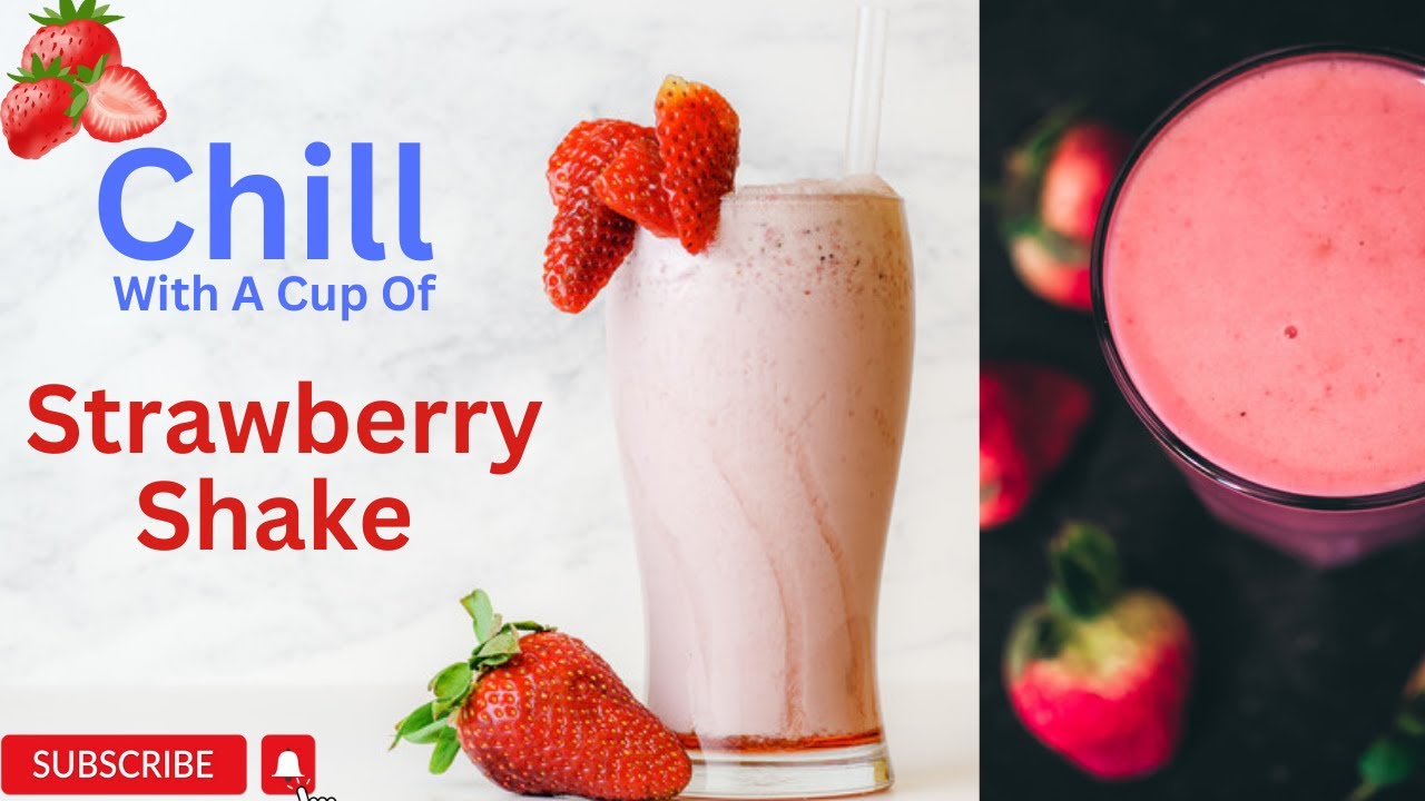 Strawberry Shake Recipe ! Strawberry Shake Kaise Banaen ! How To Make Strawberry Shake !Shake Recipe