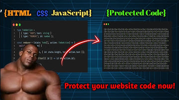 Protect Your Website Code | HTML CSS JavaScript Obfuscation | With 2 Semi Open-source  Libraries
