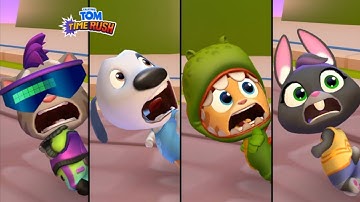 Talking Tom Time Rush  - Ben  - 2 x Gameplay Android and IOS