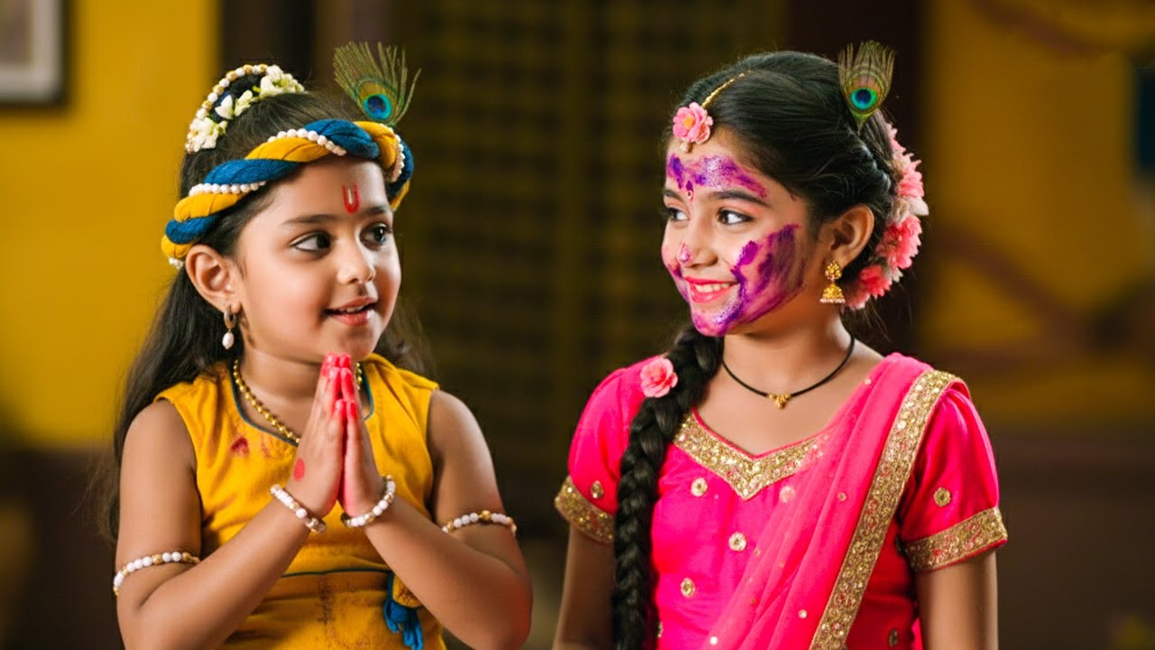 बाल कान्हा ने राधा रानी से मिले | यशोमती मईया के नंदलाला | Shree Krishan